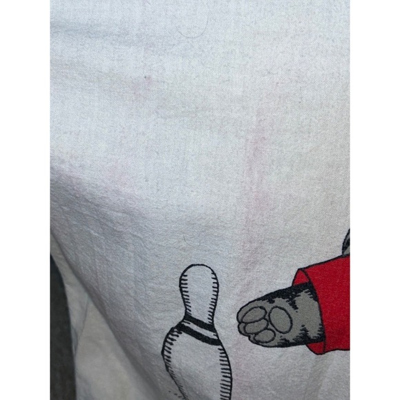 Vintage 80s 90s B Kliban Bowling Ball Alley Cat Shirt S Distressed Thrashed - Picture 13 of 16